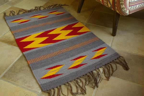"For the Donkeys"  small floor rug