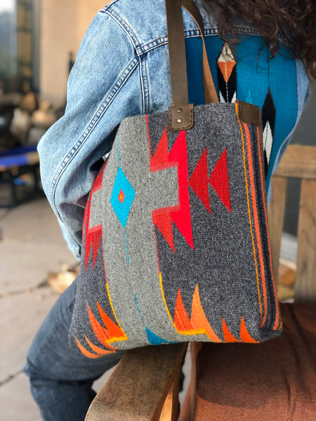 " Colorful Grays" Tote
